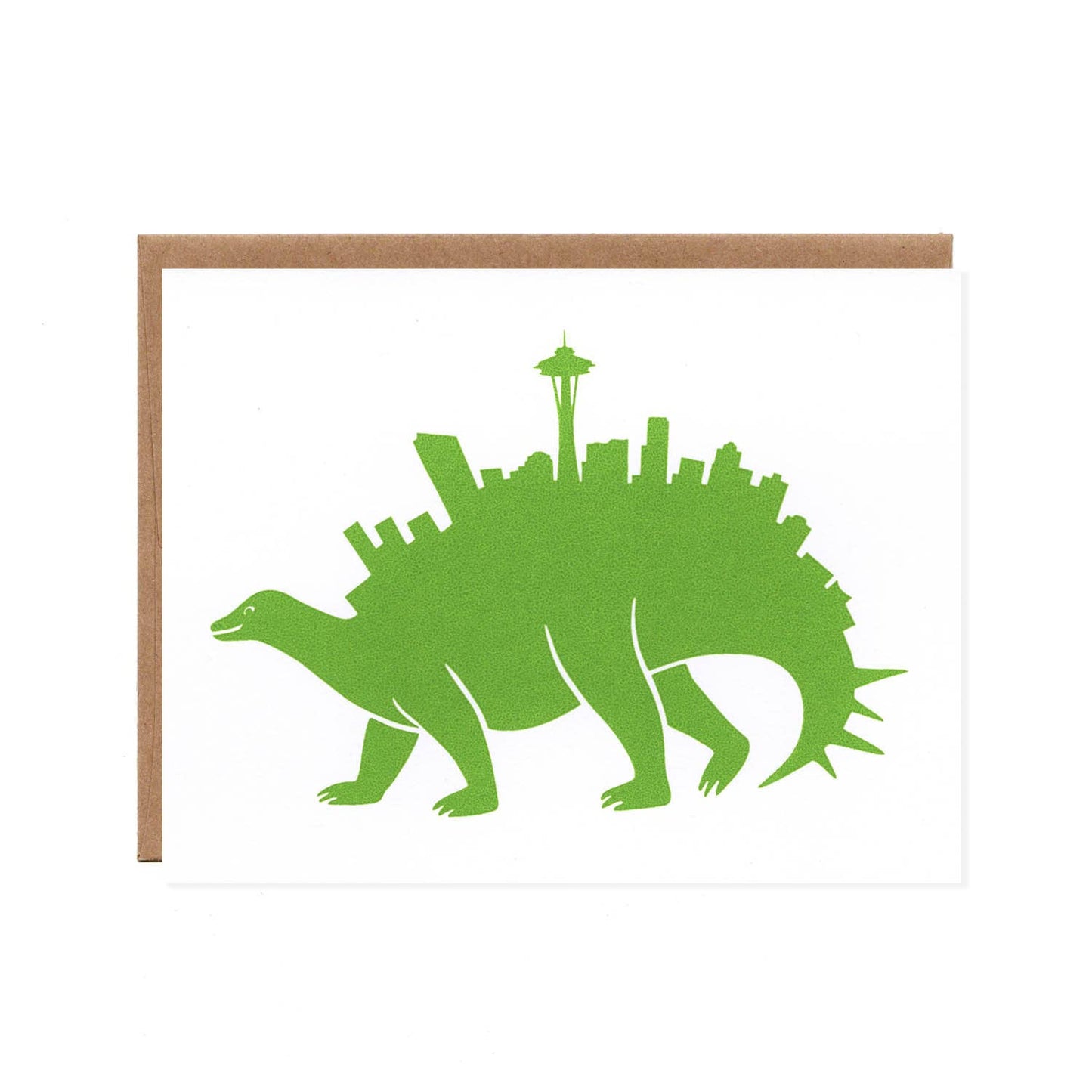 Seattlesaurus blank notecard
