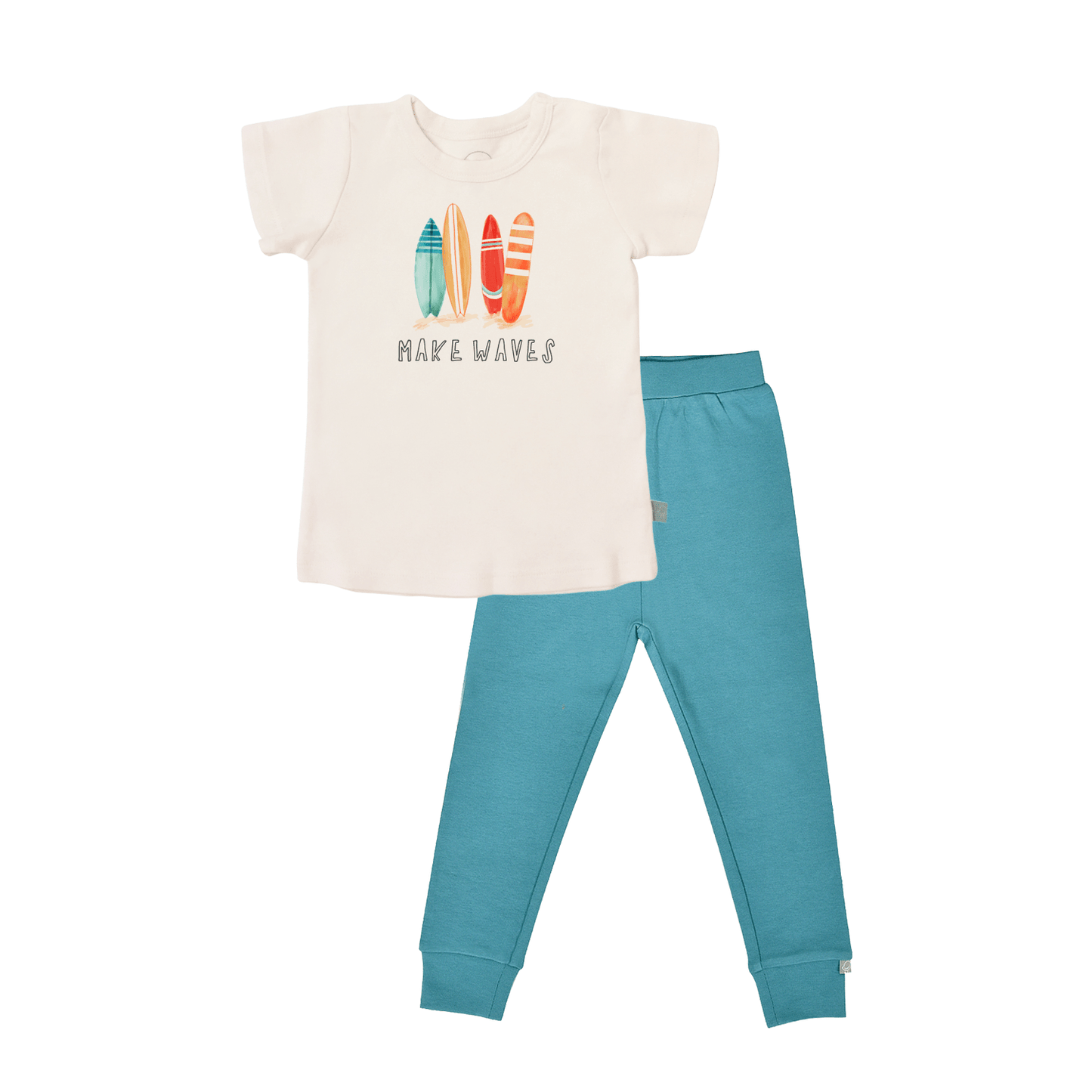 short sleeve pajama set | make waves