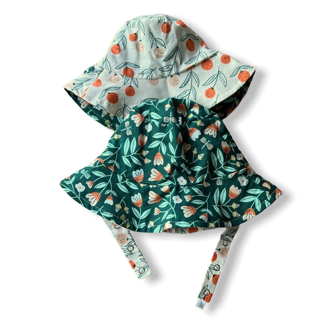 Organic Reversible Citrus Garden Bucket Hat