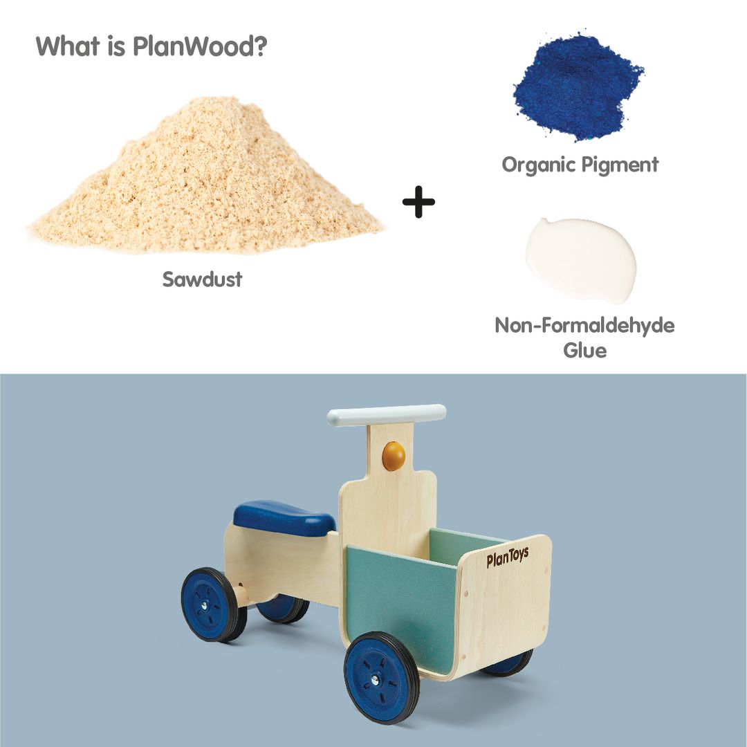 Delivery Bike in Orchard by plan toys