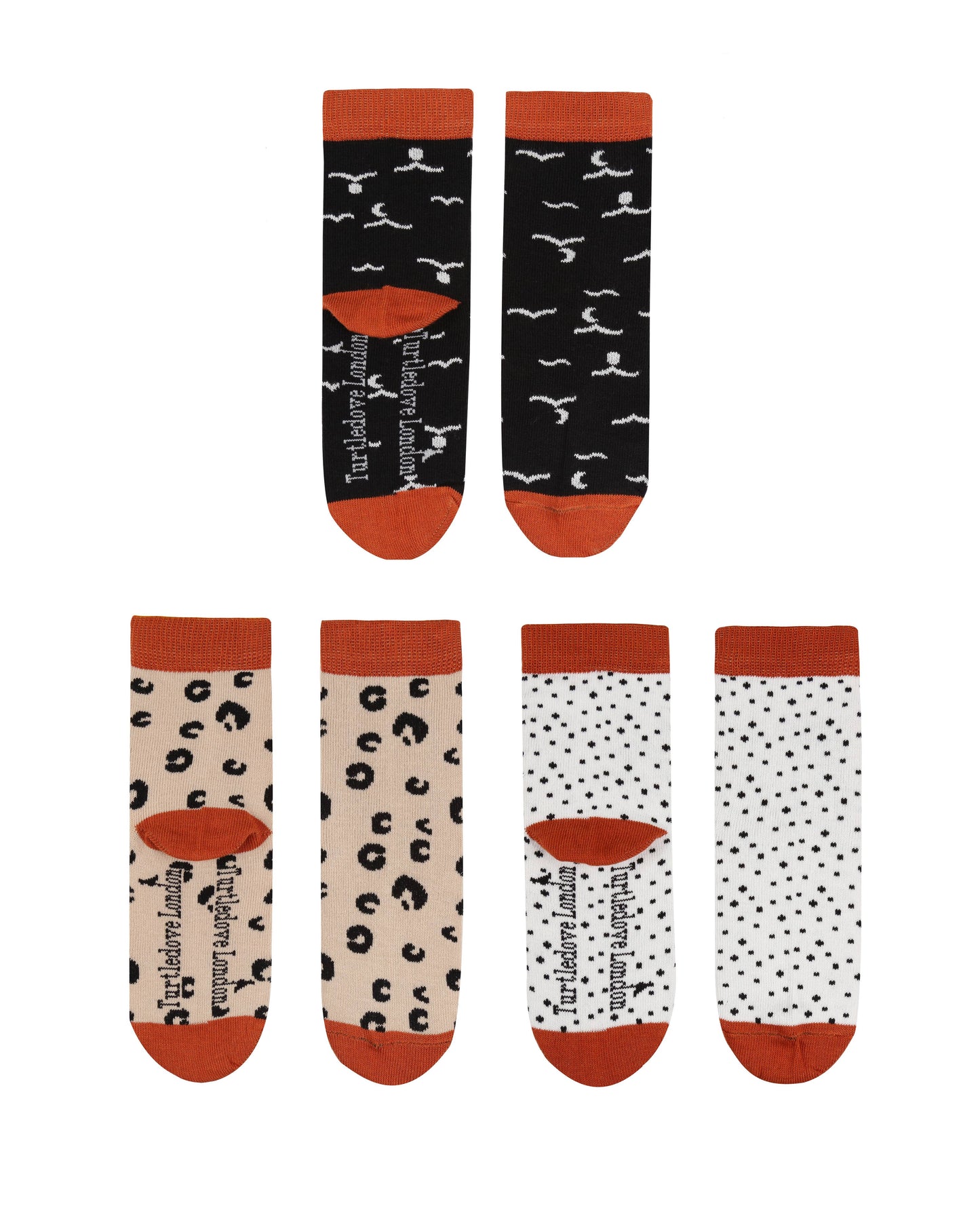 Organic Pattern Ankle Socks