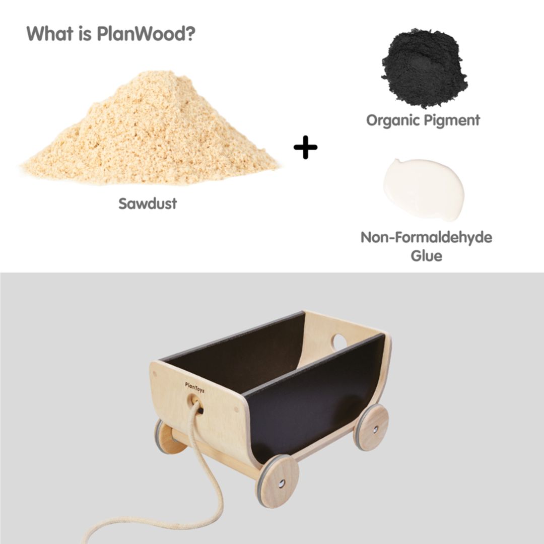 Black Wagon by Plan Toys