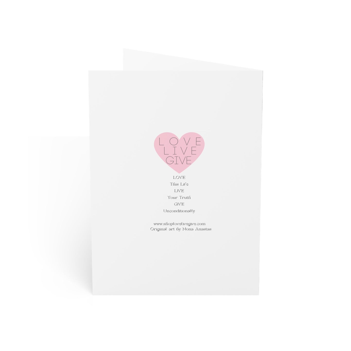 Tulip in B&W Greeting Card (1pc or 10pc)