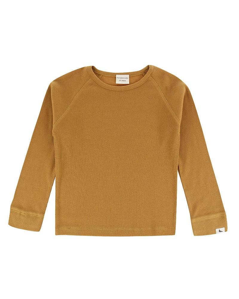 Acorn Rib Top Organic kids long sleeve