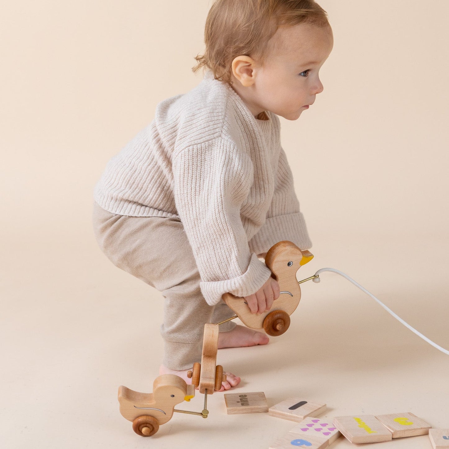 Pull Toy - The 3 Ducks | Maple Wood | Made in the USA ๐บ๐ธ
