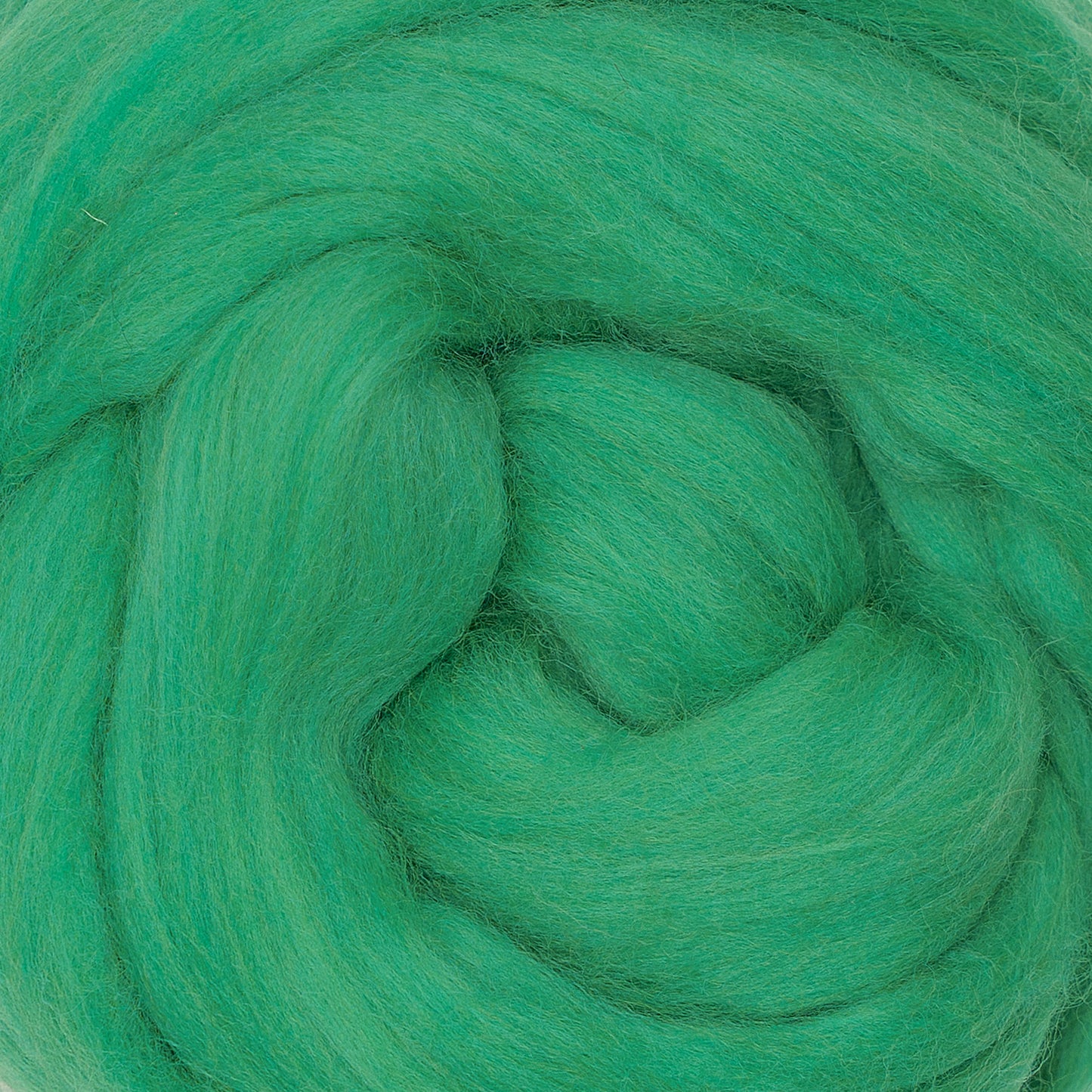 MERINO WOOL ROVING - EMERALD