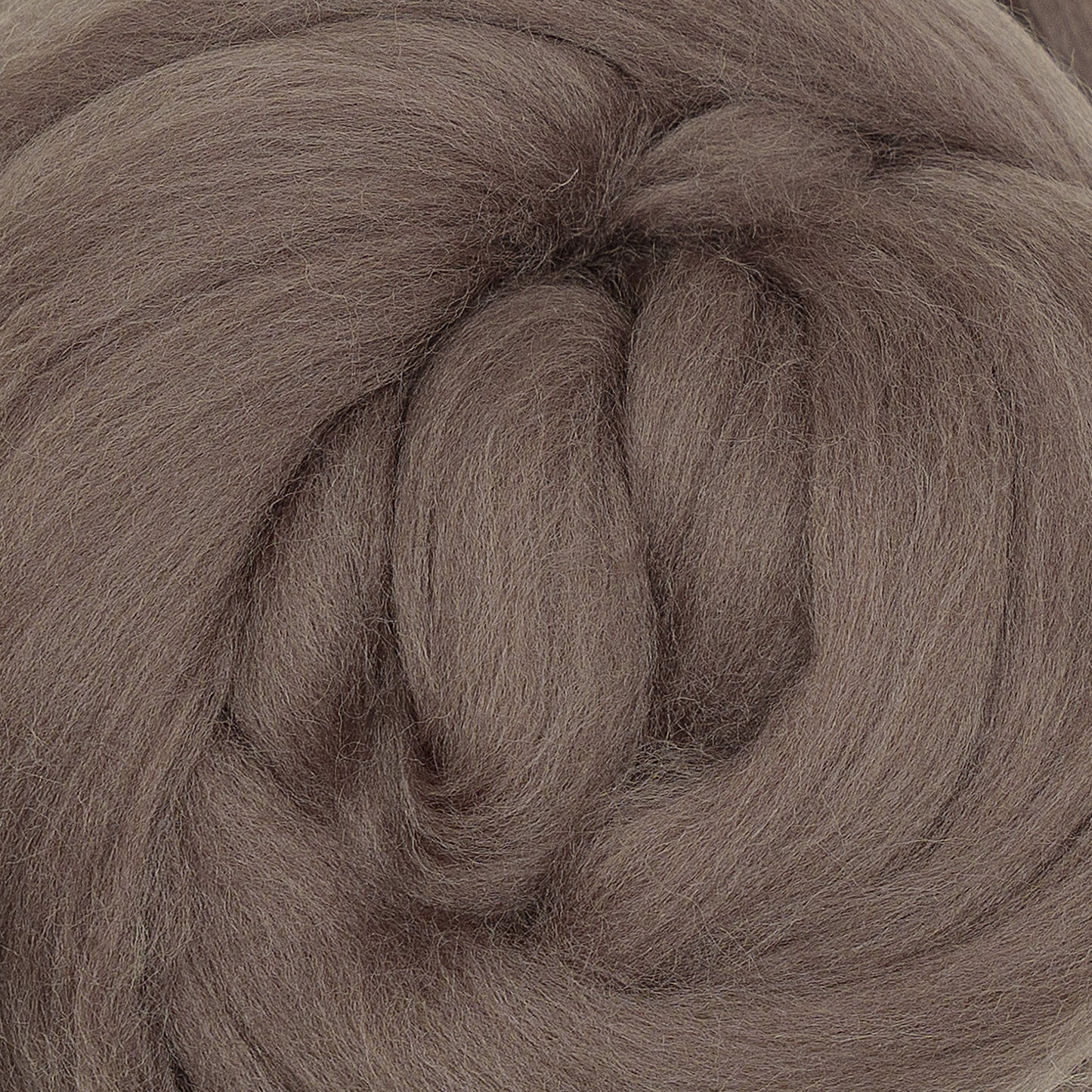 MERINO WOOL ROVING - STONE GRAY