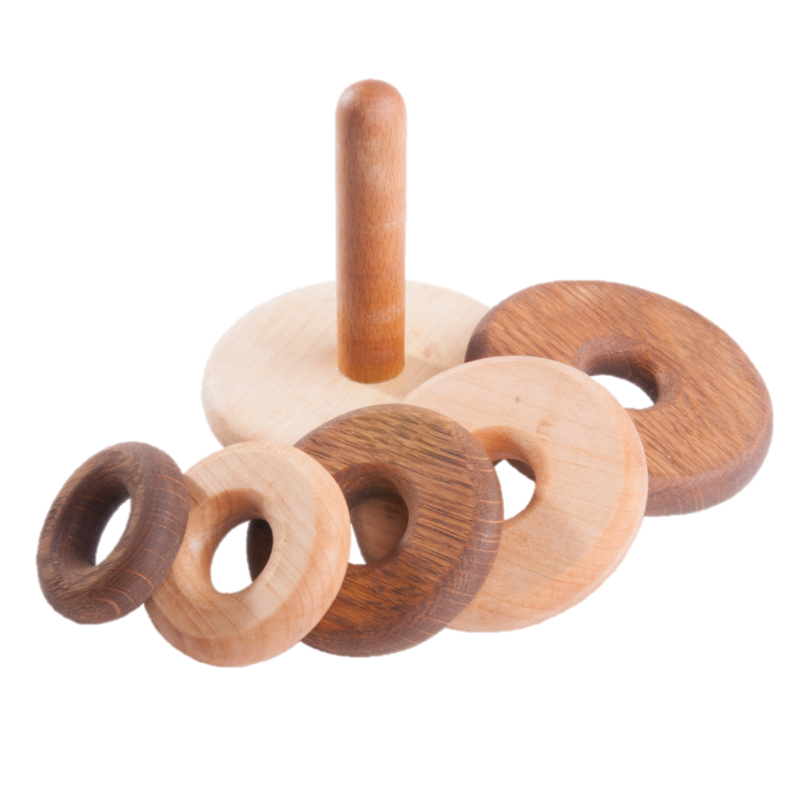 Wooden Stacking Rings for Babies