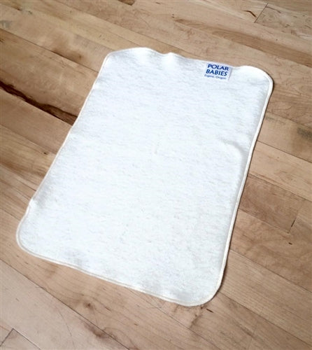 Hemp & Organic Cotton Fleece Flat Diaper x6