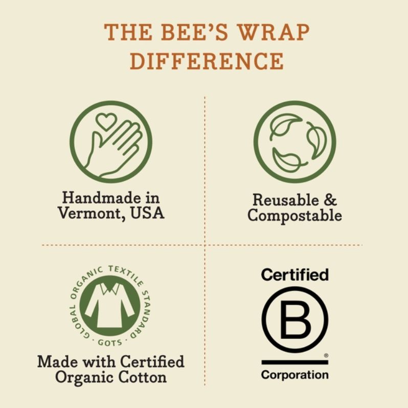 Bee's Wrap - Assorted 3 Pack - Mushroom Magic, Limited Edition