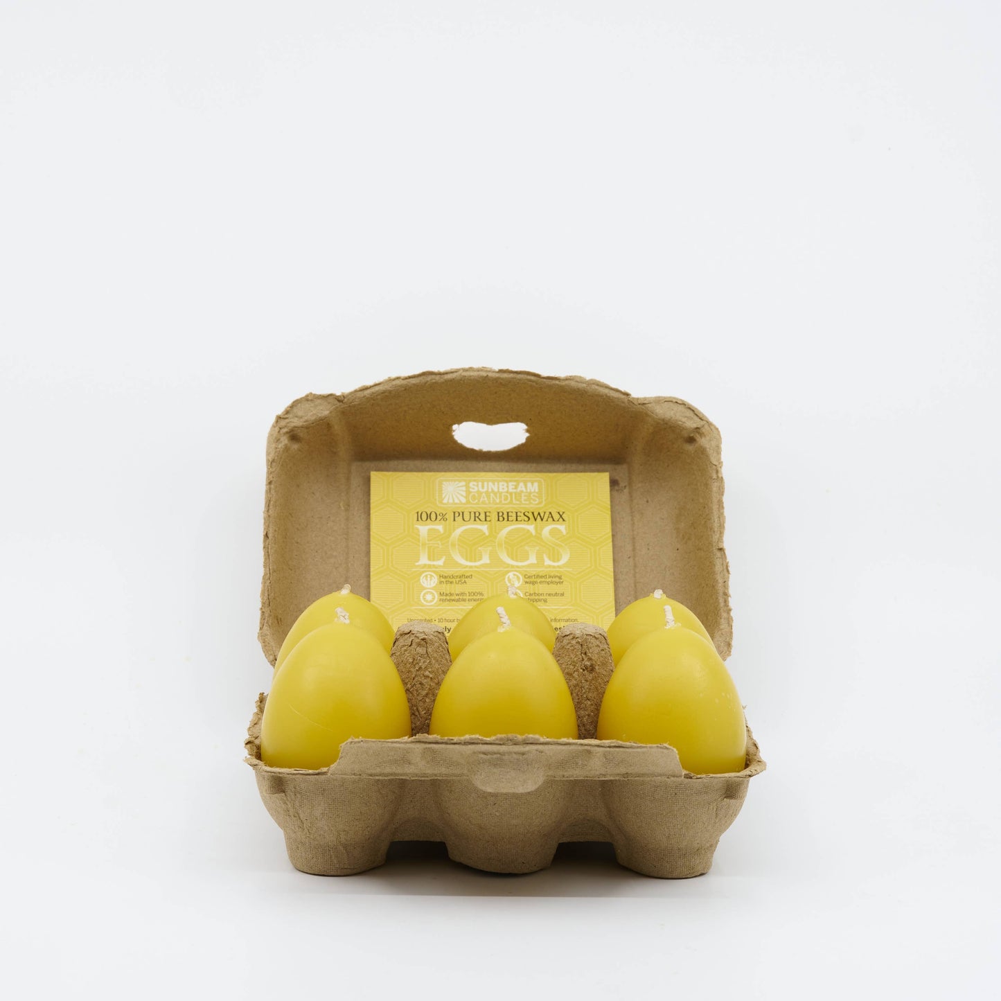 beeswax egg carton natural