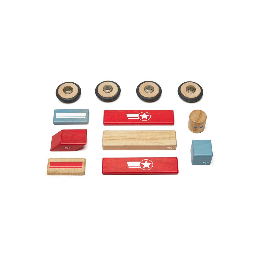 dare devil tegu magnetic toy flat lay