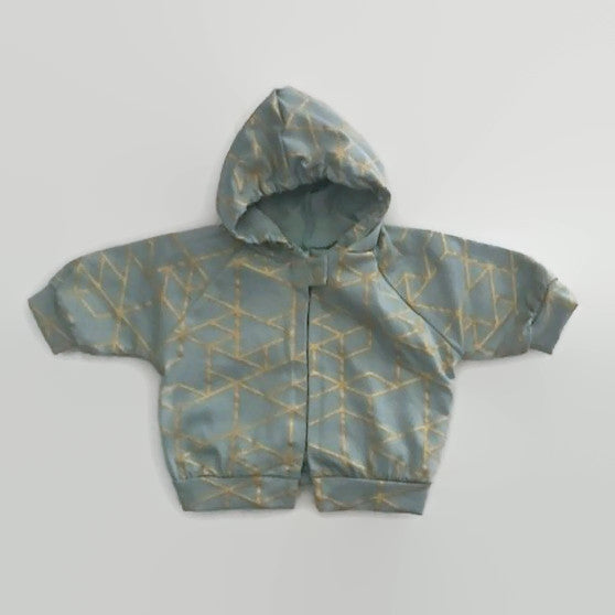 Gold Geometric Baby Hoodie
