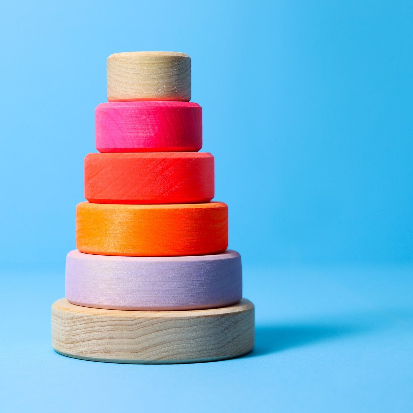 Neon Conical Stacking Tower