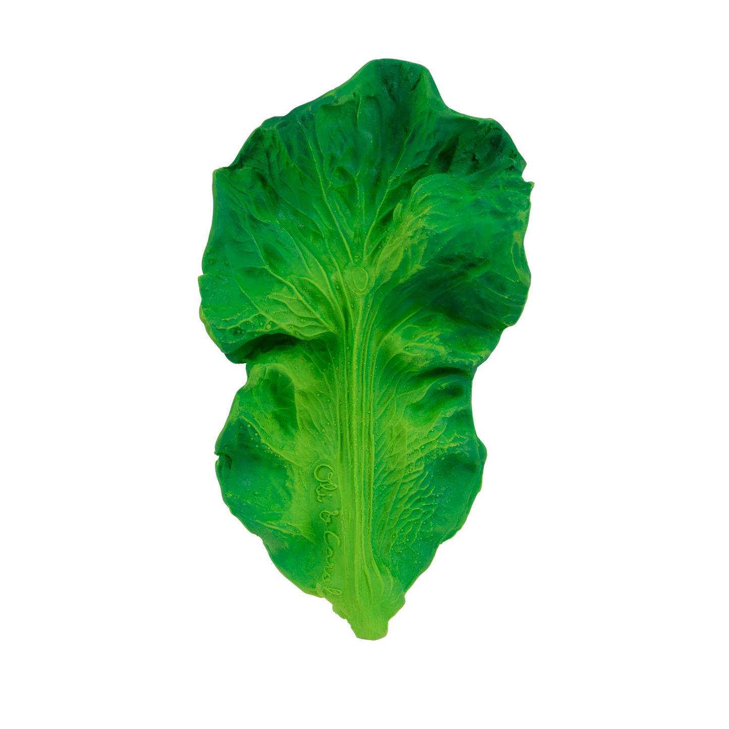 natural rubber kale toy