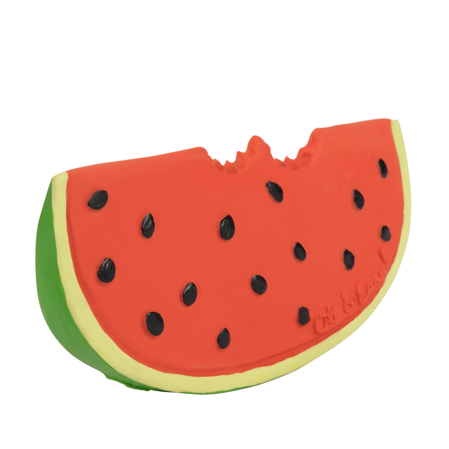 natural rubber wally the watermelon slice