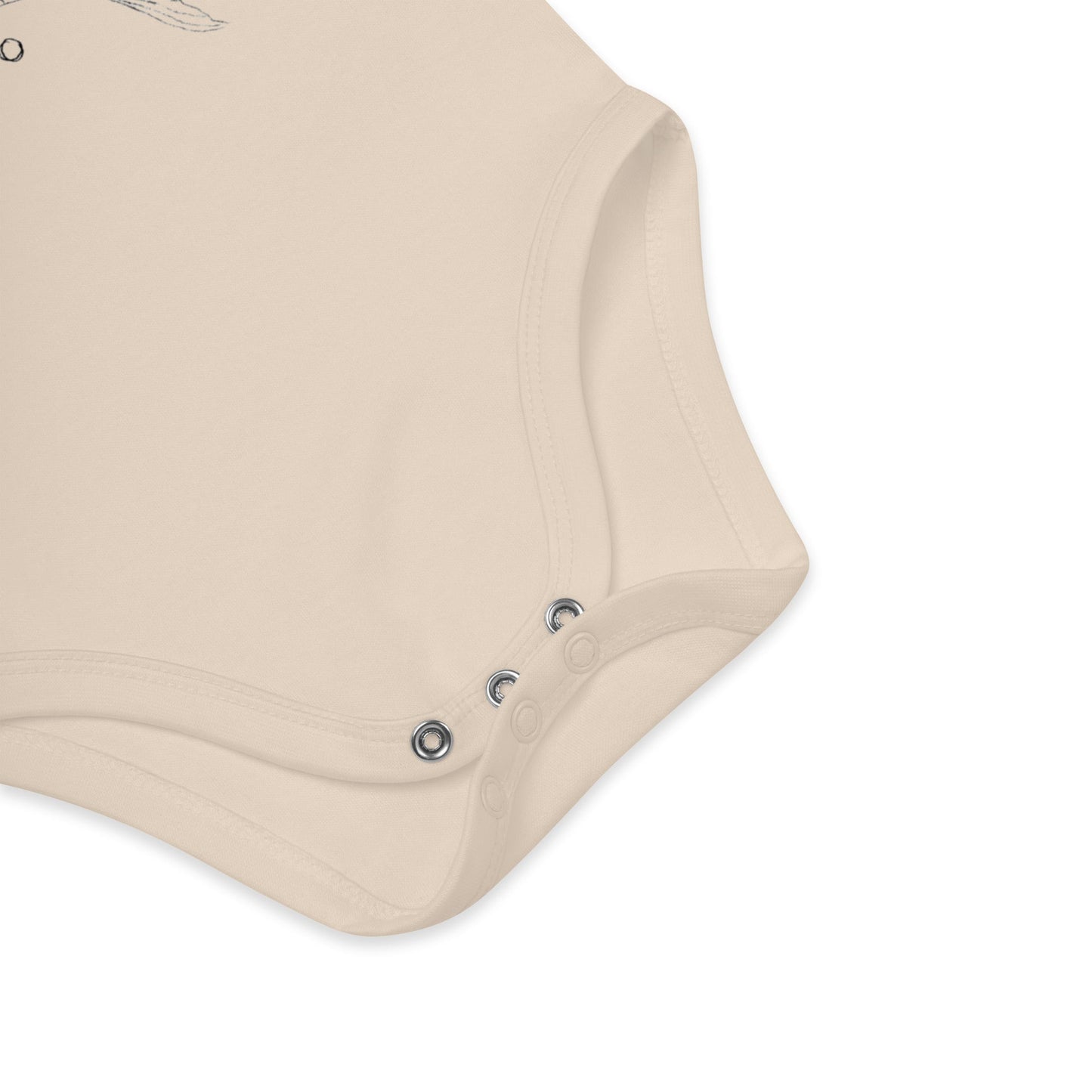 Two Owls Mermaid Organic cotton baby romper