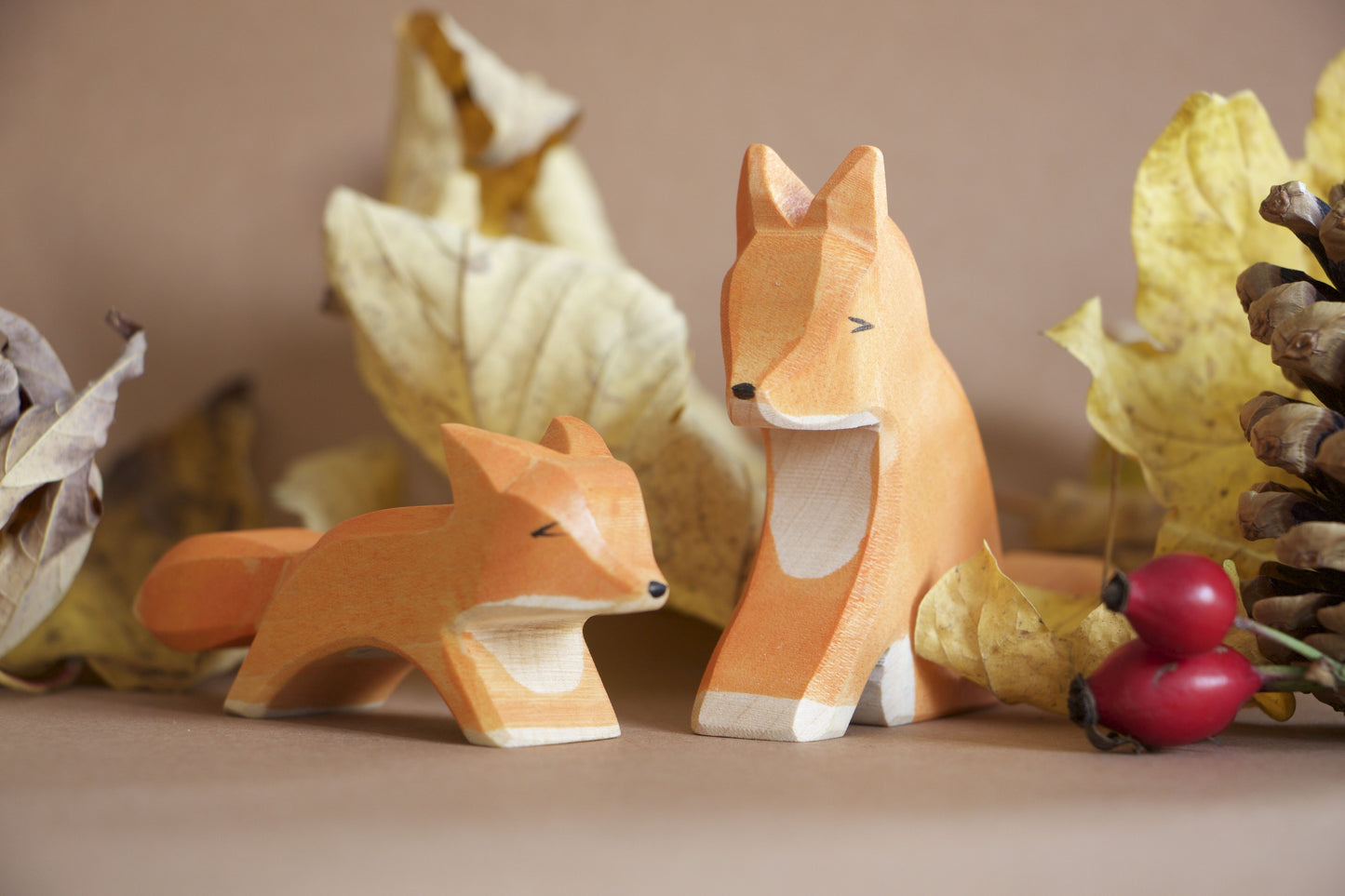 small fox running