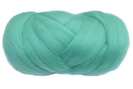 Peppermint Gum Merino Wool Roving