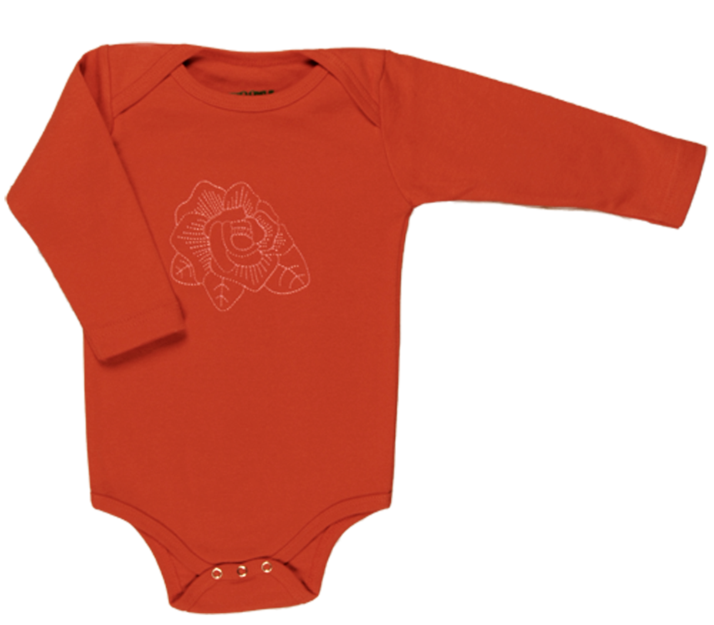 Long Sleeve Rose Onesie