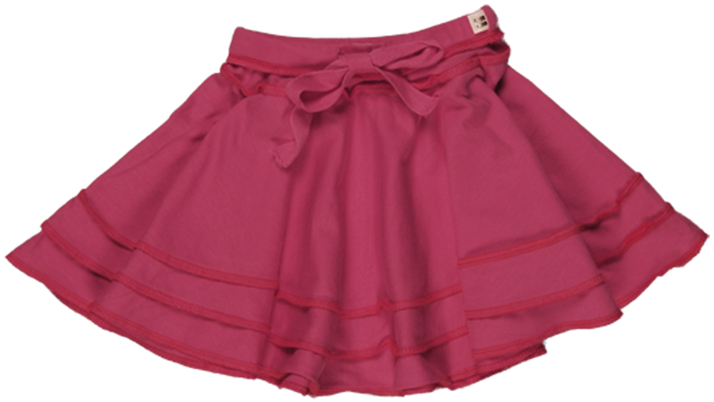 TwOOwls Pink/Orange Baby ChaCha Skirt -100% organic cotton