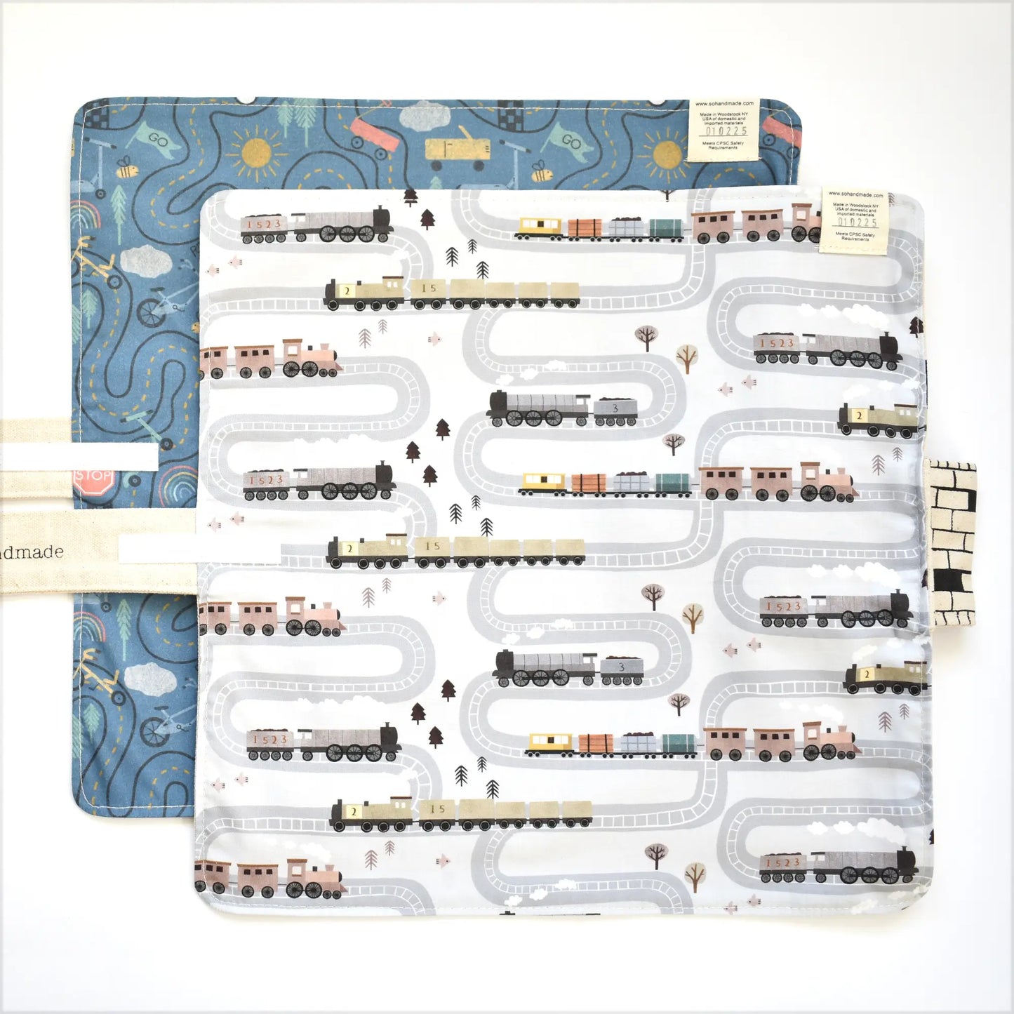 Train Play Mat for Toddlers ā Portable Tracks for Travel