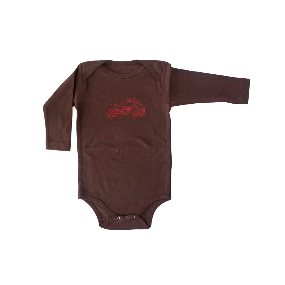 Motorcycle Long Sleeve Onesie