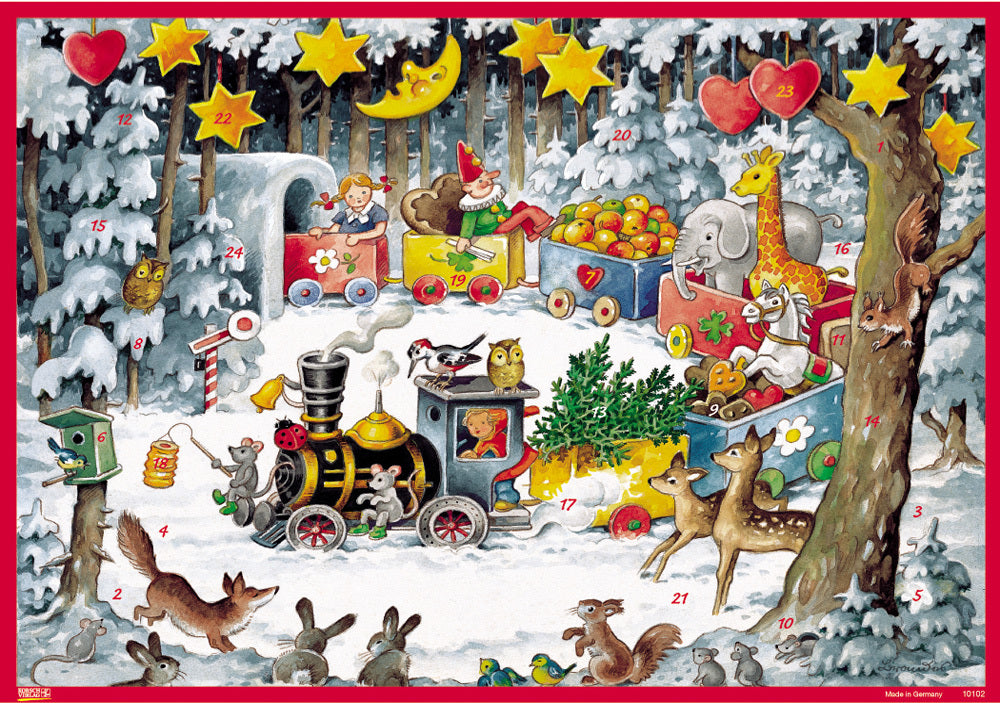 Holiday Train Advent Calendar