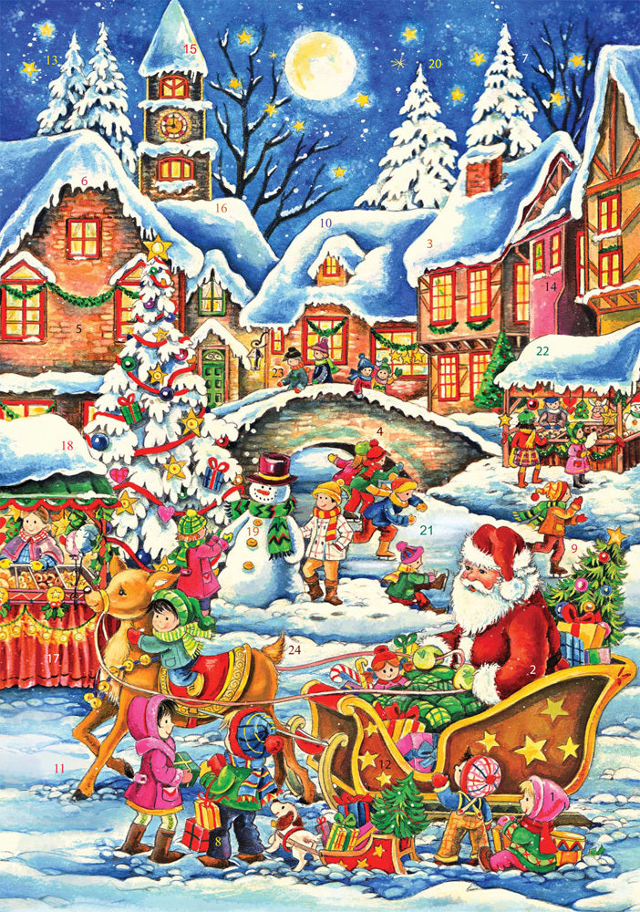 Santa's Here Advent Calendar