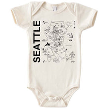 Load image into Gallery viewer, Seattle Map Onesie 
