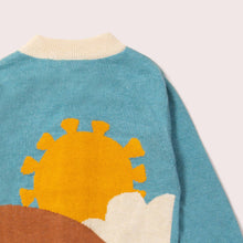 Load image into Gallery viewer, From One To Another Sunshine Design Knitted Cardigan neck detail
