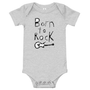 Born To Rock - Baby short sleeve one piece
