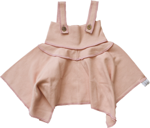 TwOOwls Salmon/Pink Baby 3in1 Dress/Skirt/Top -100% organic cotton