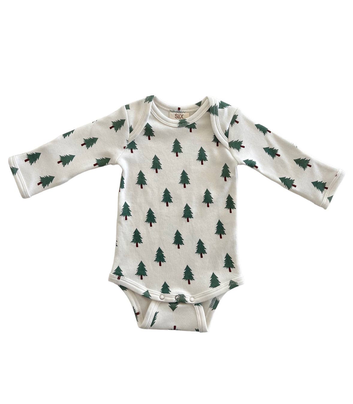 Organic Trees Long Sleeve Onesie
