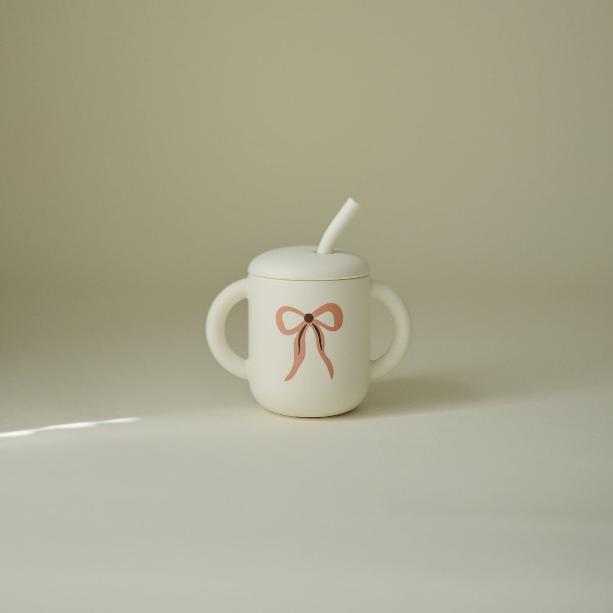 Silicone Training Cup + Straw