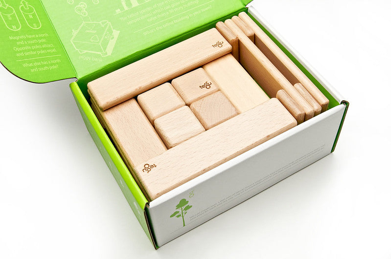 Discovery Set <br>Magnetic Wooden Blocks <br>26 pieces