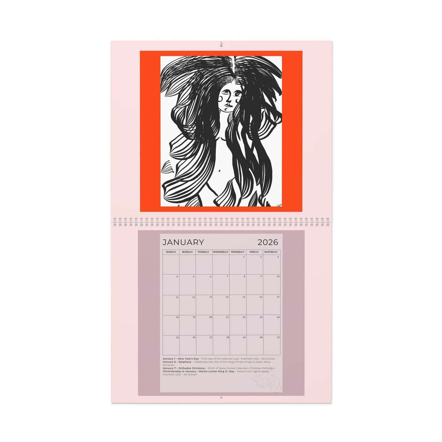 2026 "UNITED" WALL Calendar
