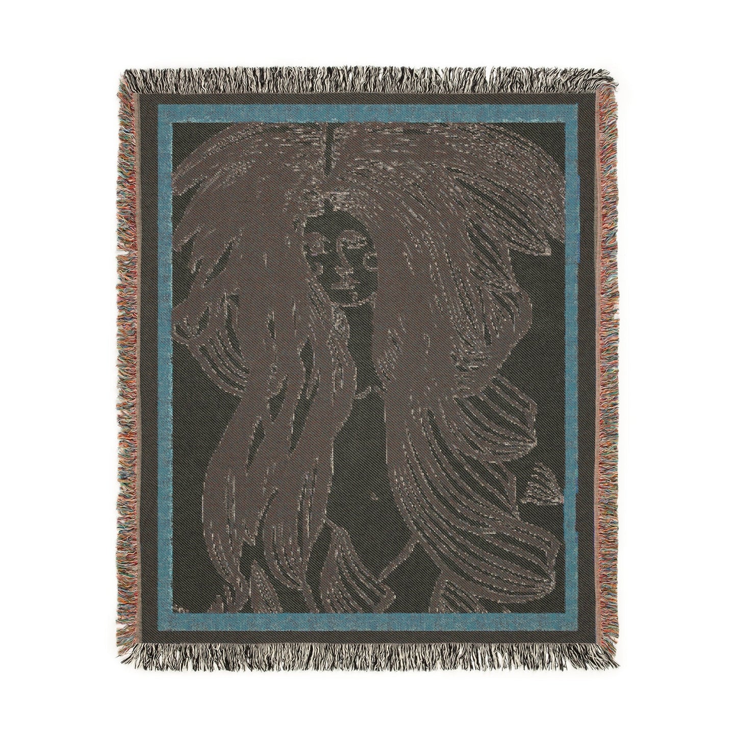 Morning Hair Woven Blanket