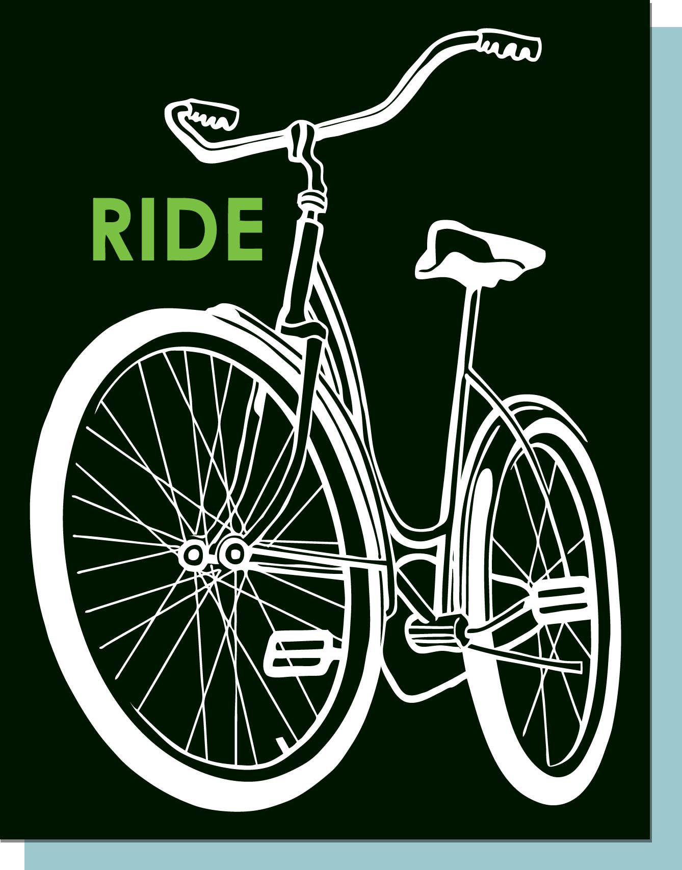 Bike Greeting Card
