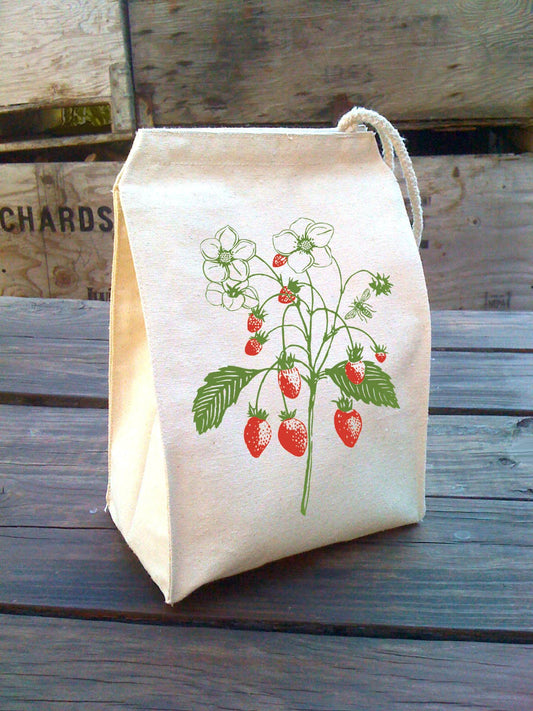 Strawberries Lunch Bag