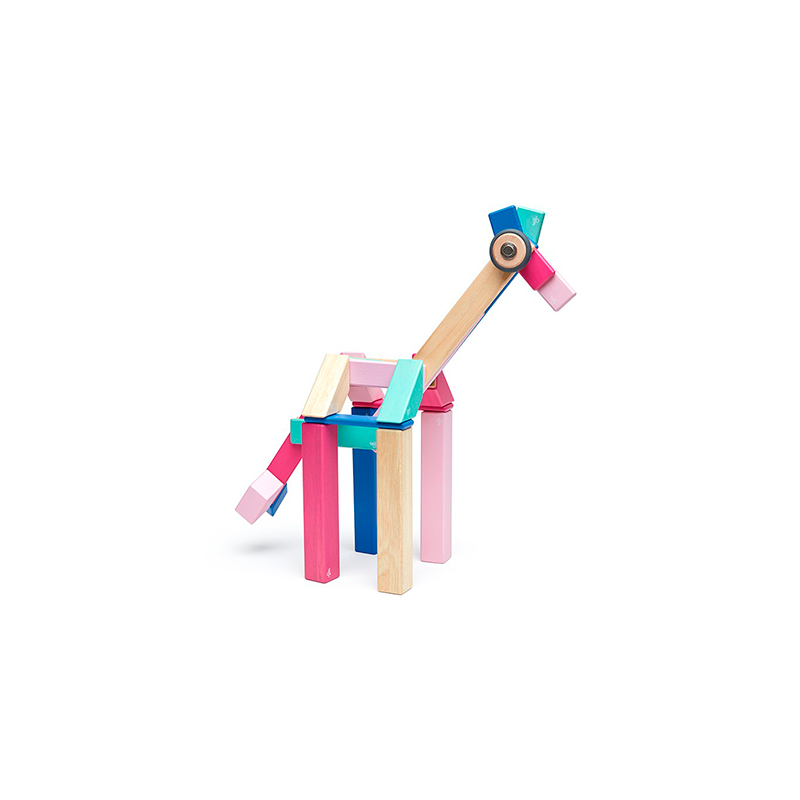 42-Piece Set Tegu Magnetic Wooden Blocks
