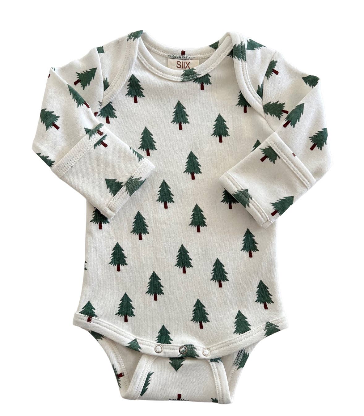 Organic Trees Long Sleeve Onesie