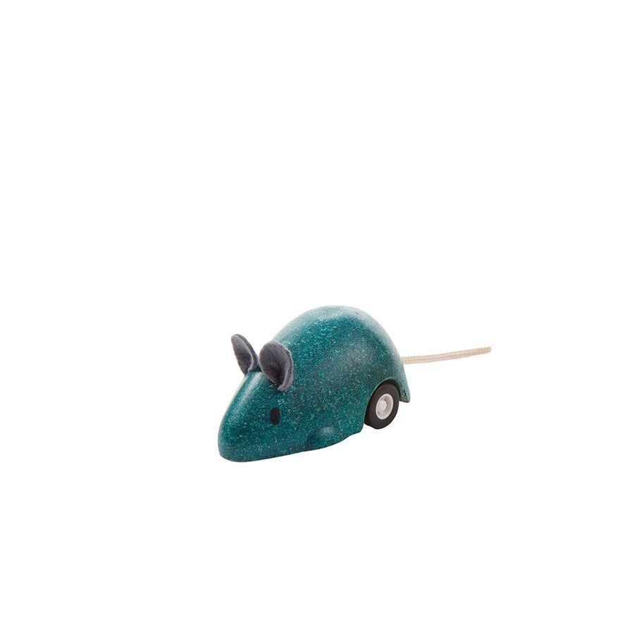 Moving mouse blue