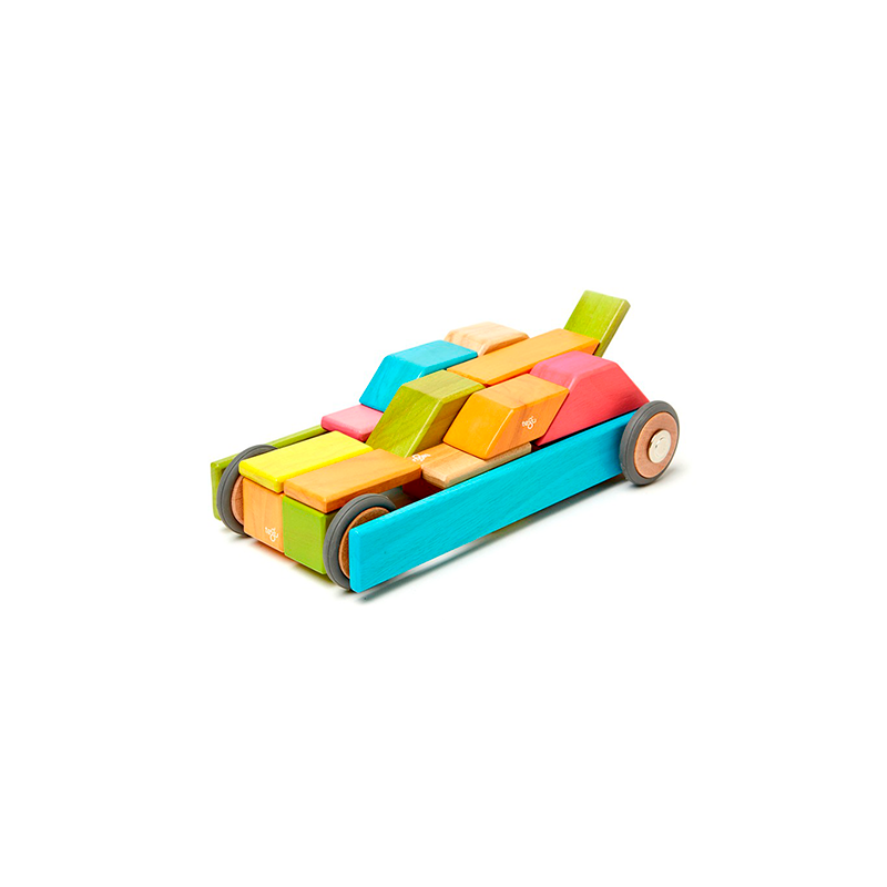 42-Piece Set Tegu Magnetic Wooden Blocks