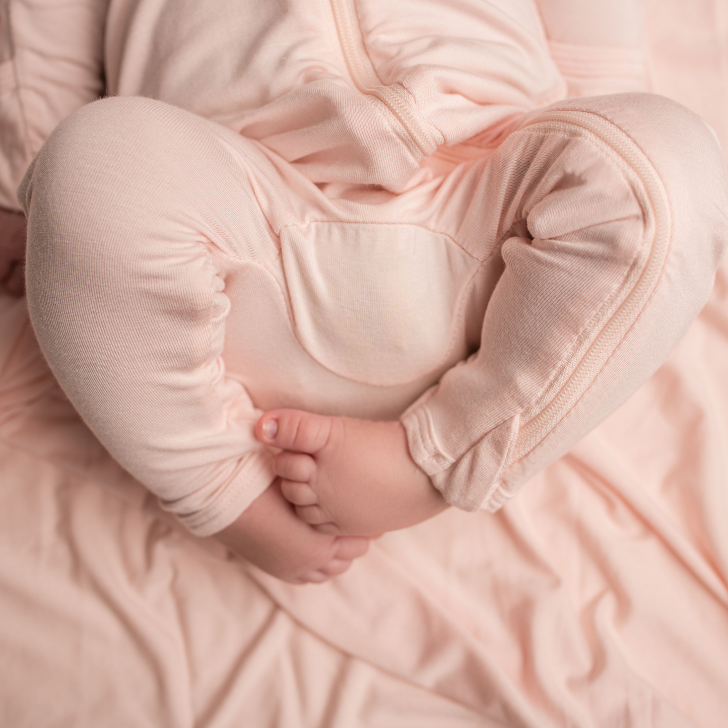 Baby Bamboo Onesie - Cloud Pink