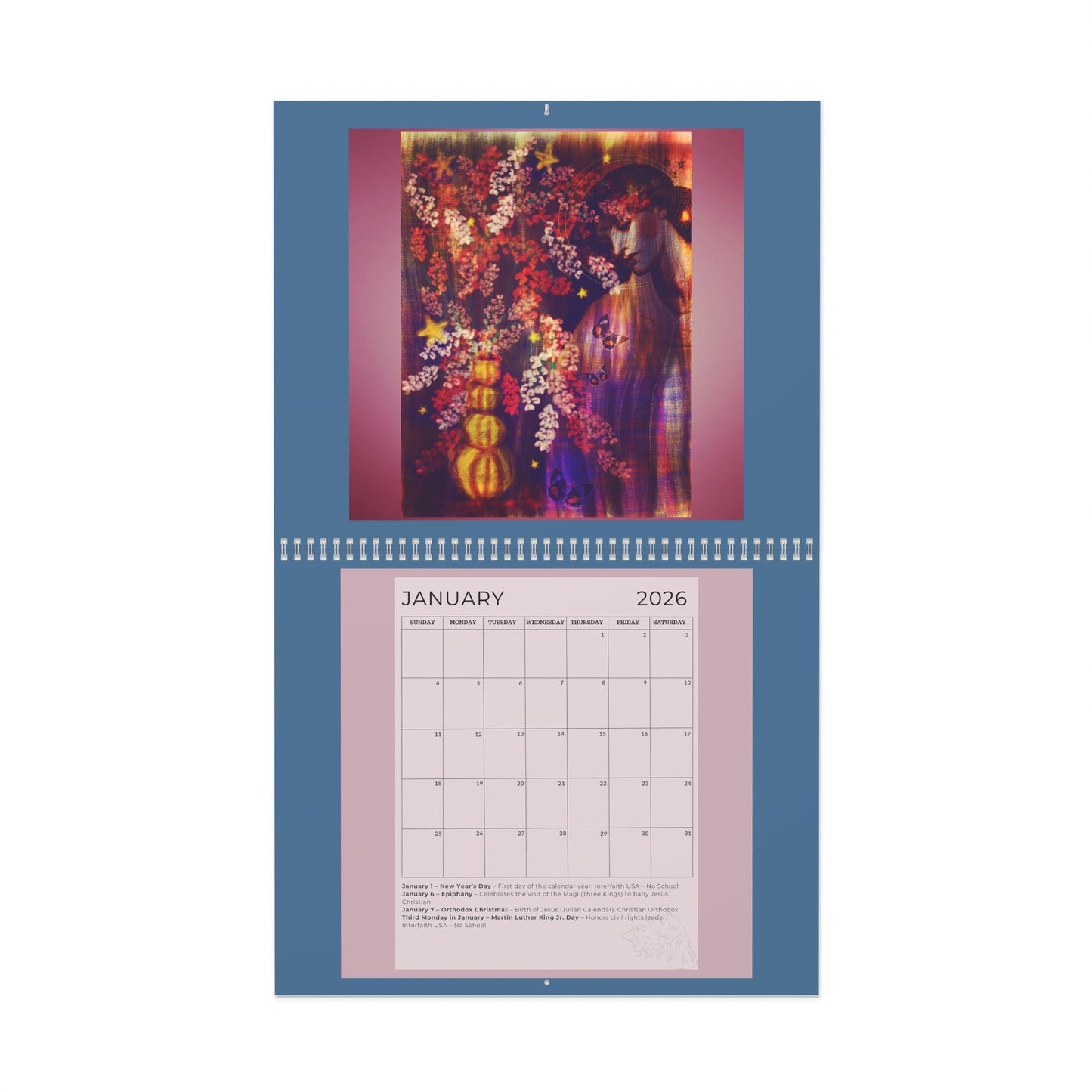 2026 "A MOMENT OF CLARITY" WALL Calendar