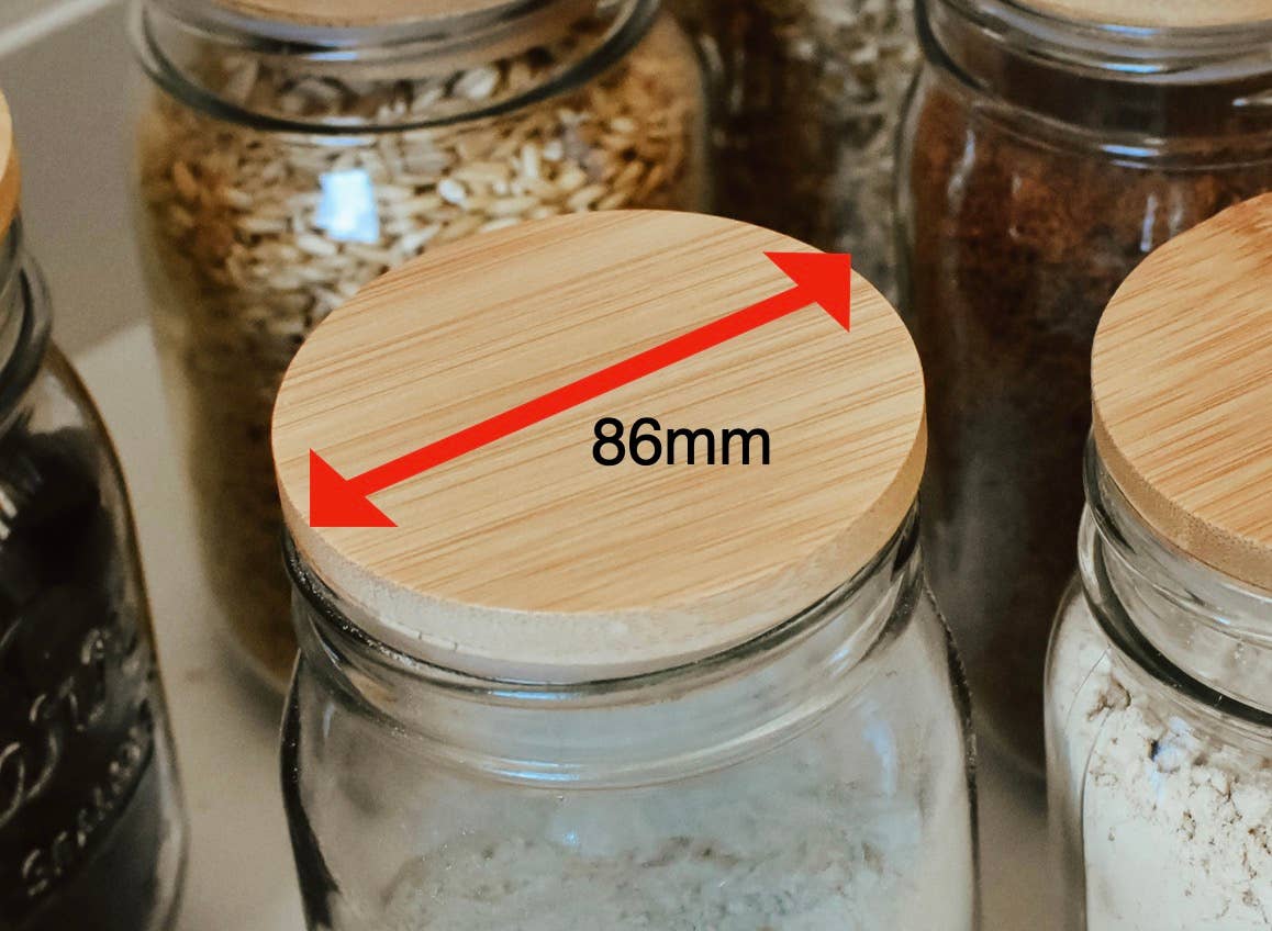 Zefiro - Bamboo Jar Lid Wide Mouth -