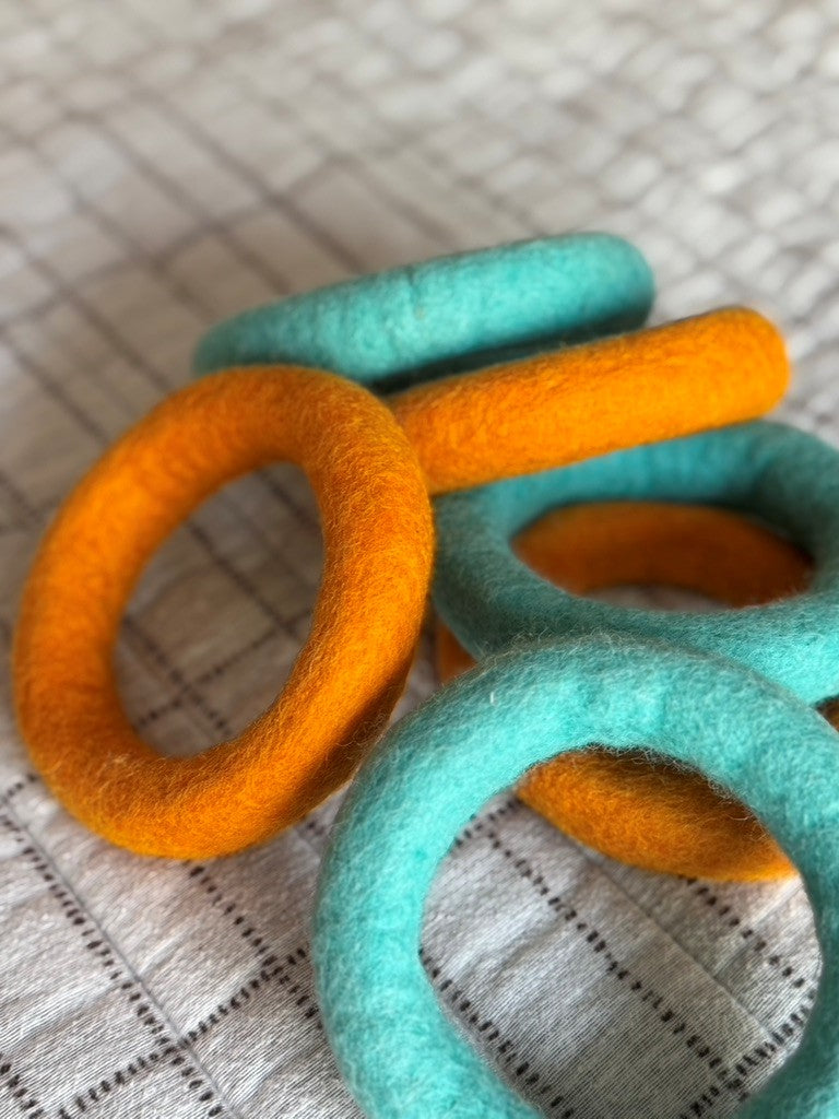 Wool Felt Rings Toys