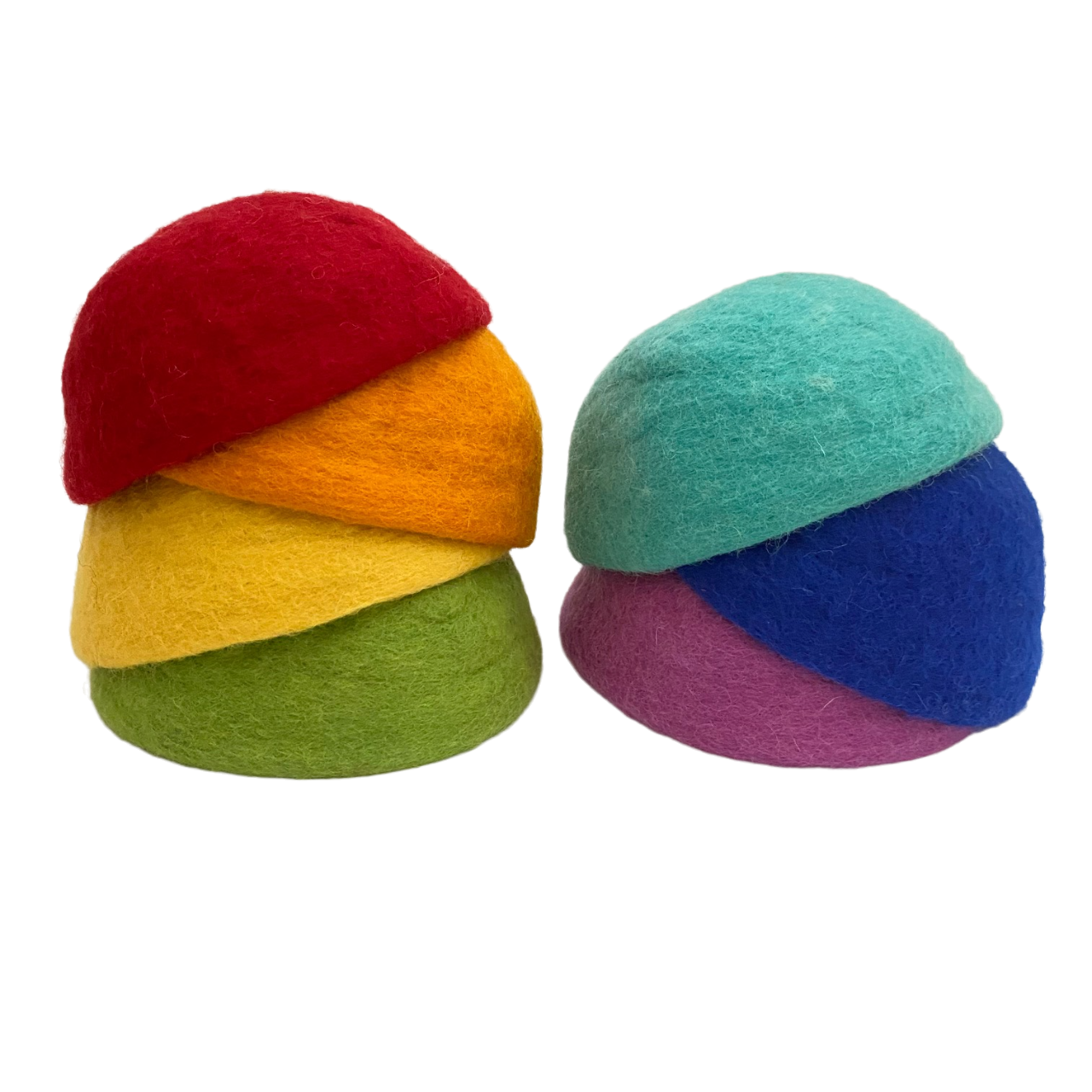 Rainbow Party Felt Bowls (7)