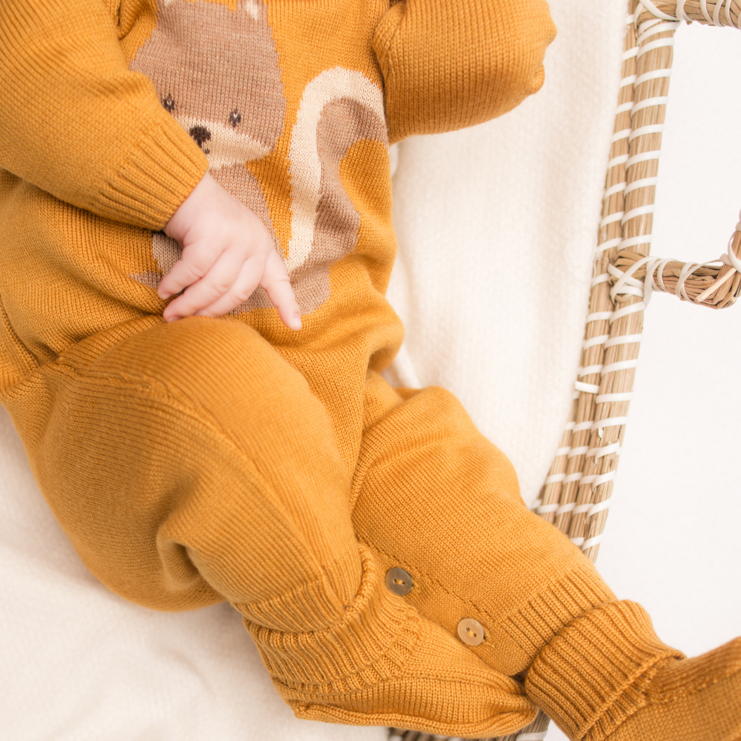 Virgin Merino Wool Booties - Honey